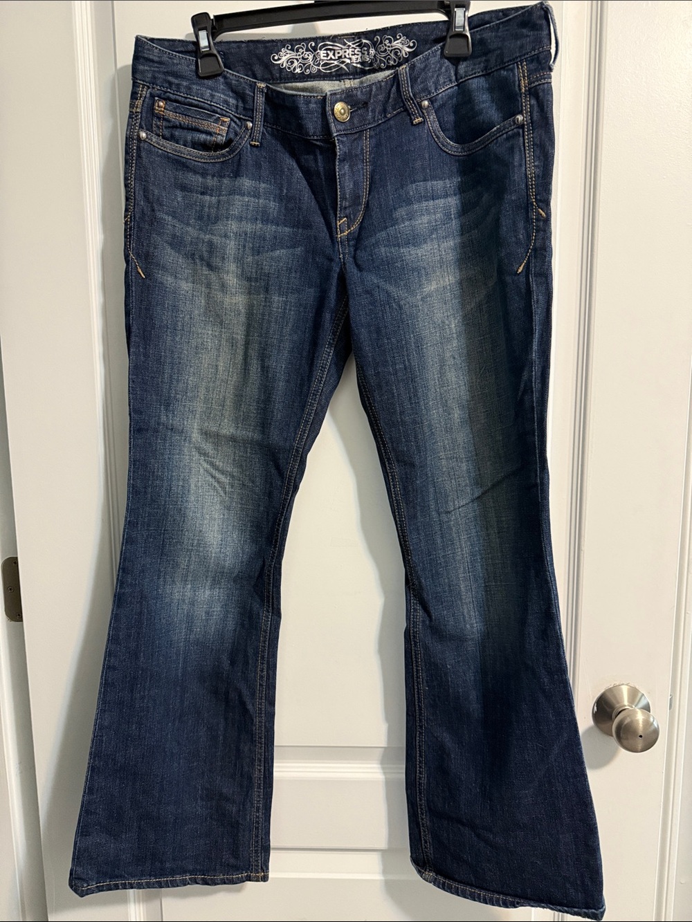 Express Women's Indigo Flare Jeans